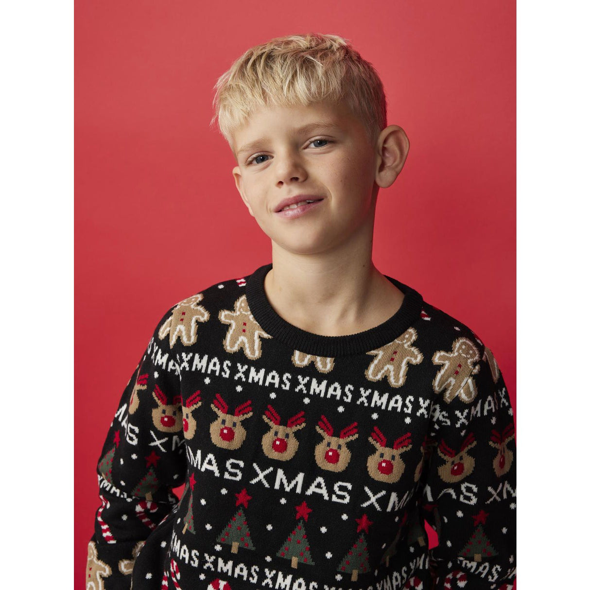 Name It Black Nknrasko Ls Knit Box