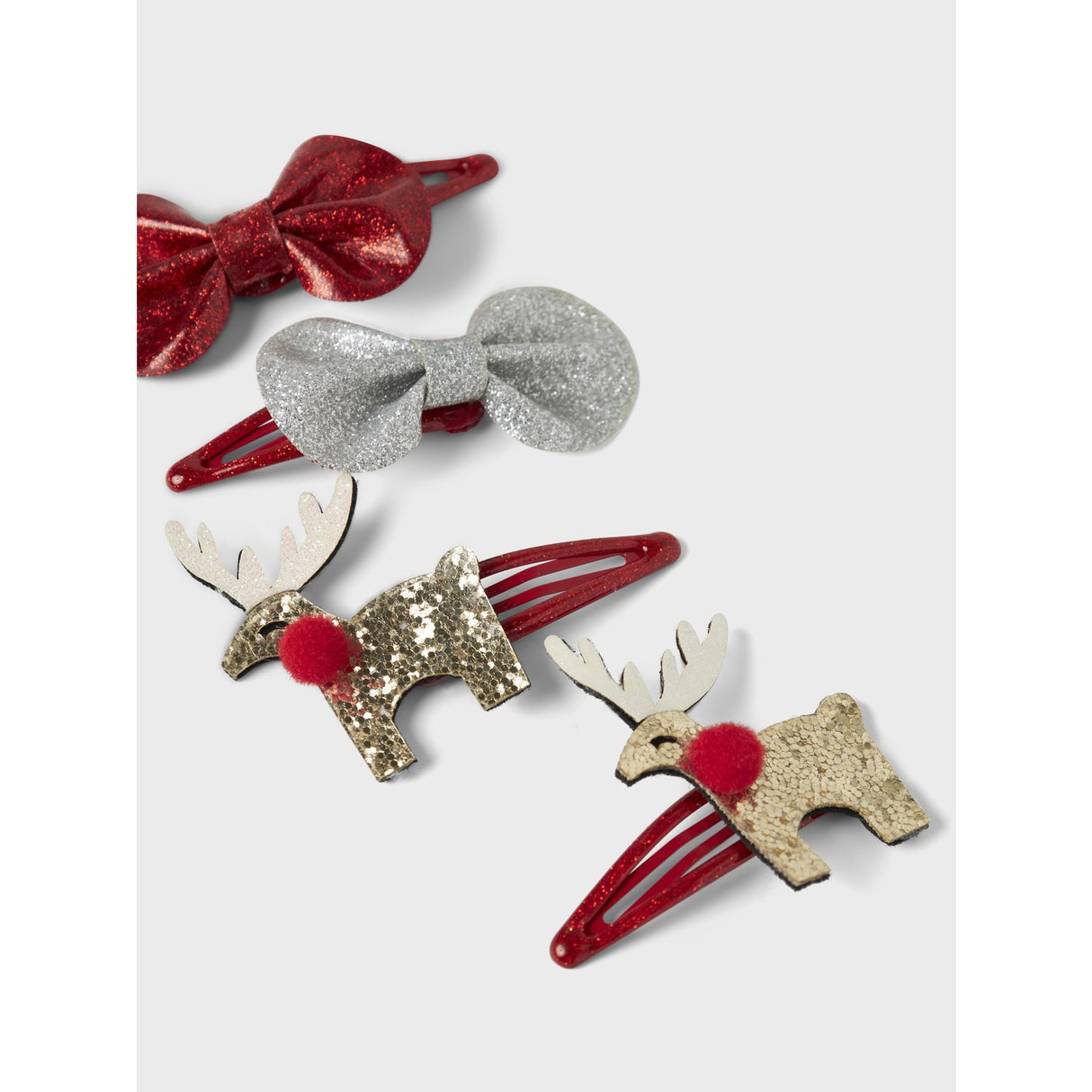 Name It Jester Red Nkfreinbow 4P Hairclip