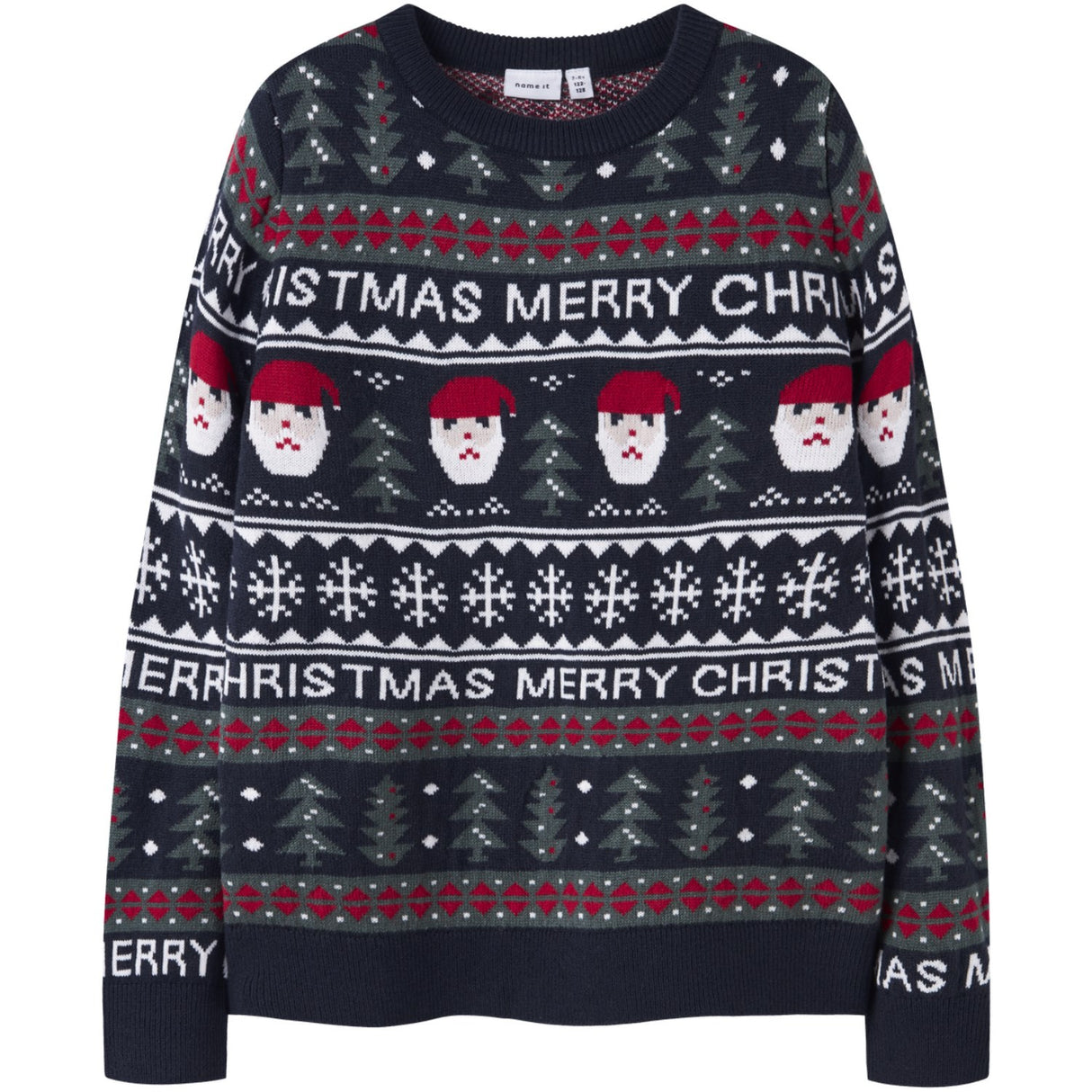 Name It Dark Sapphire Nknrastokka Ls Knit