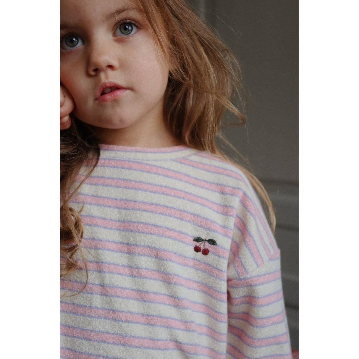 Konges Sløjd Lolly Stripe Itty Sweat Shirt GOTS
