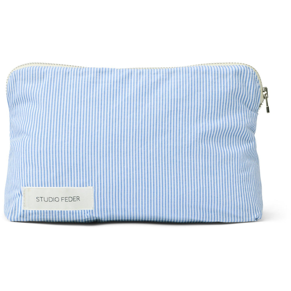 Studio Feder Milk Stripe Celia Mini Toiletry Bag Cotton