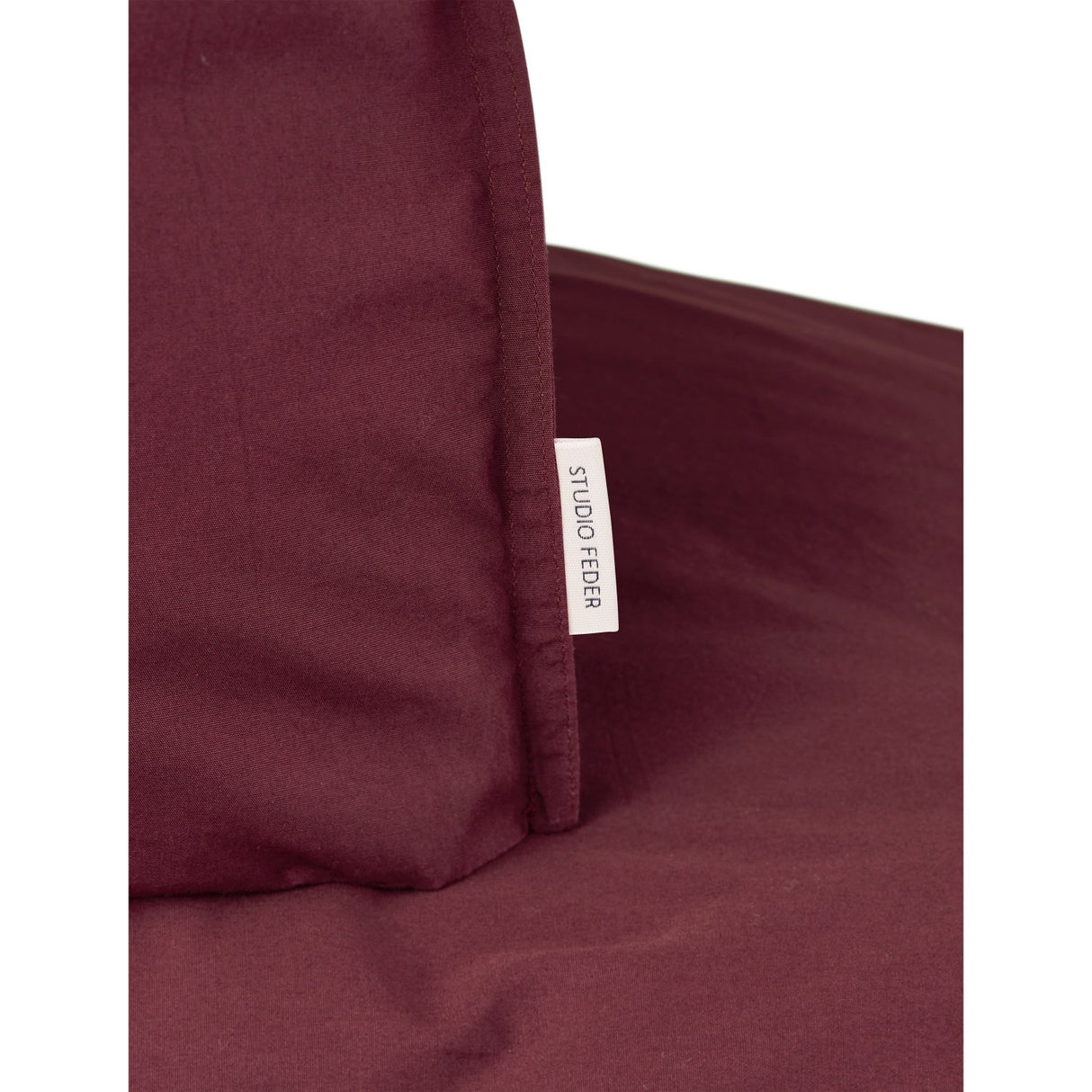 Studio Feder Burgundy Bedding Percale