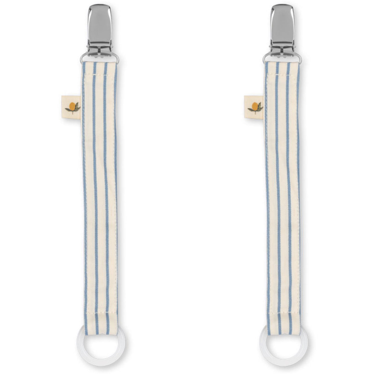 Konges Sløjd Stripe Bluie 2 Pack Pacifier Strap