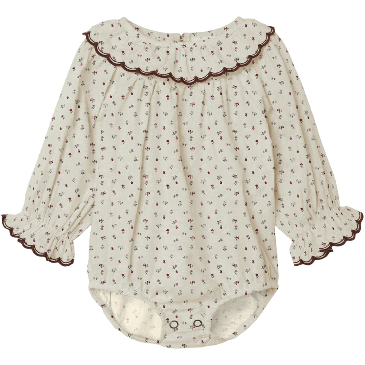 Lil'Atelier Turtledove Red Dahlia Nbfrasia Ls Loose Body Shirt Lil