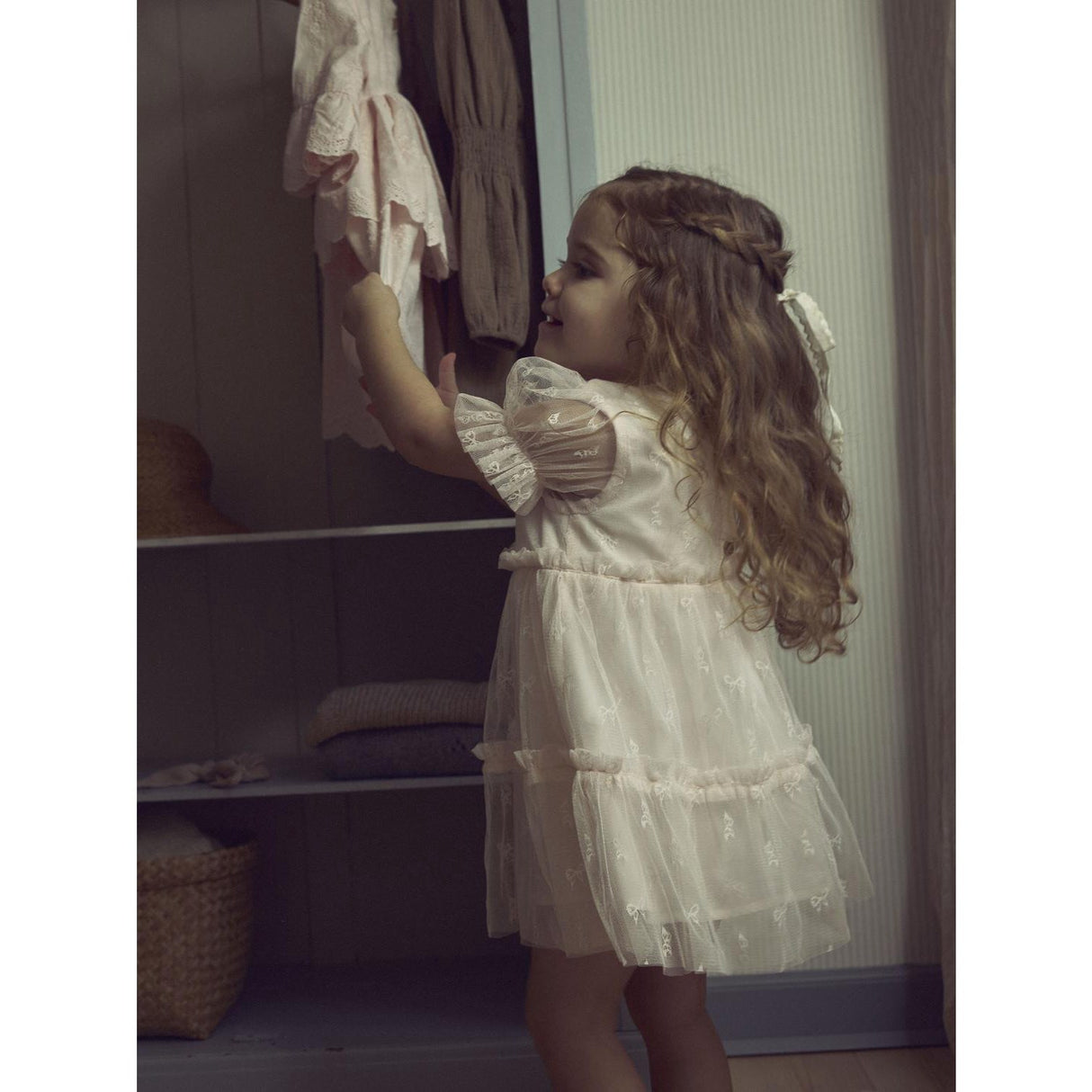 Lil'Atelier Almost Mauve Nmfrosetta Ss Loose Dress Lil