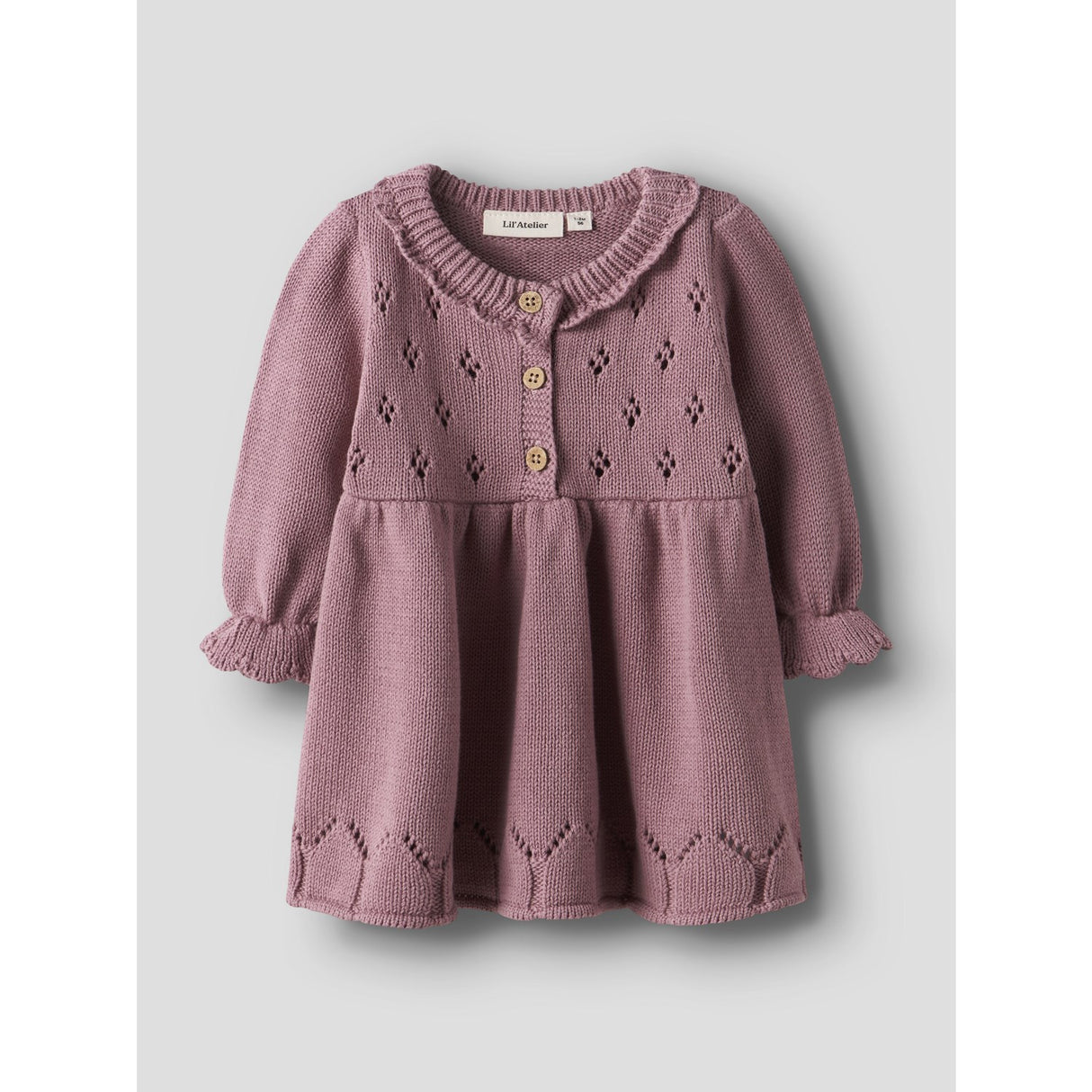 Lil'Atelier Nostalgia Rose Nbframla Lia Ls Knit Dress Lil