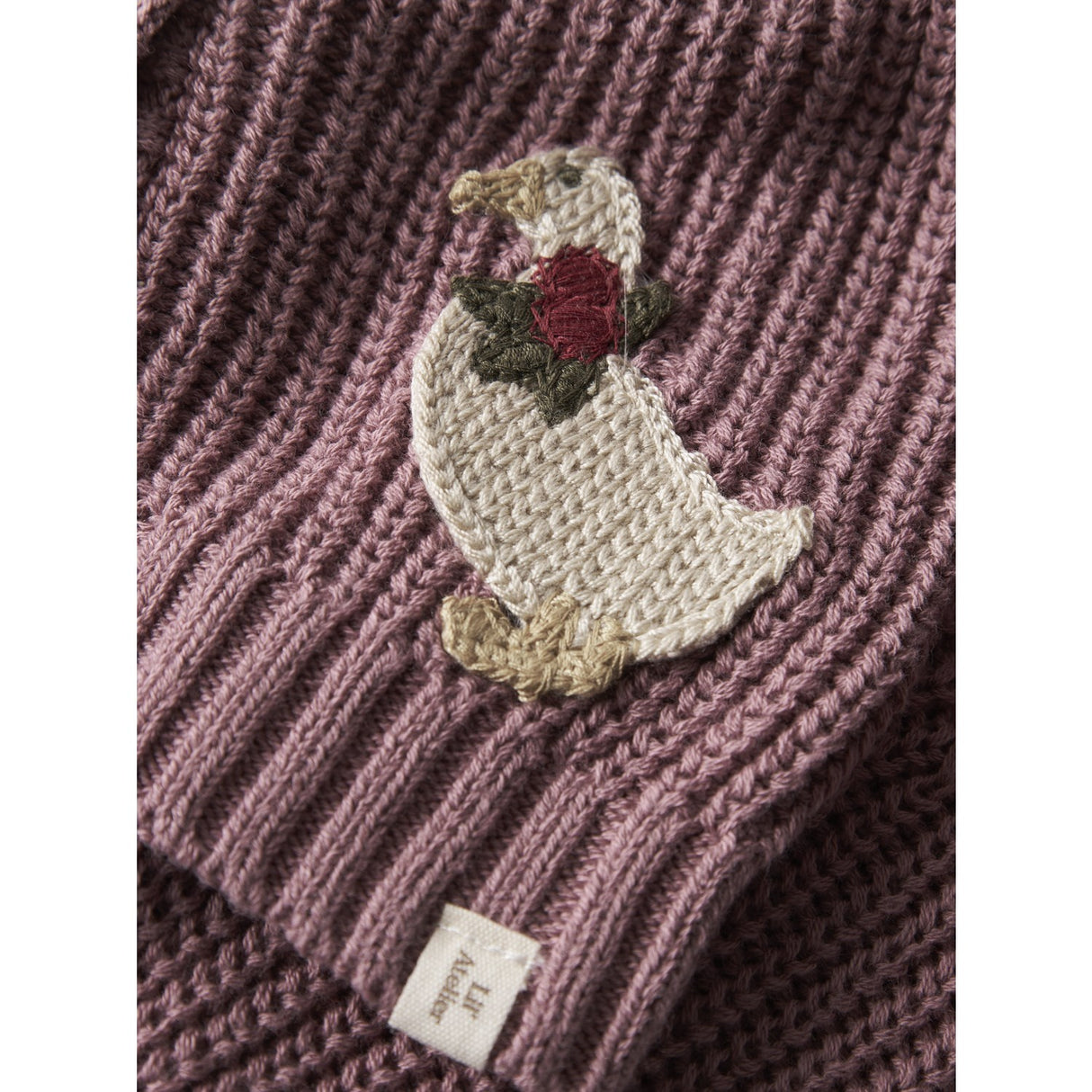 Lil'Atelier Nostalgia Rose Nbfemlen Lak Ls Knit Card Lil