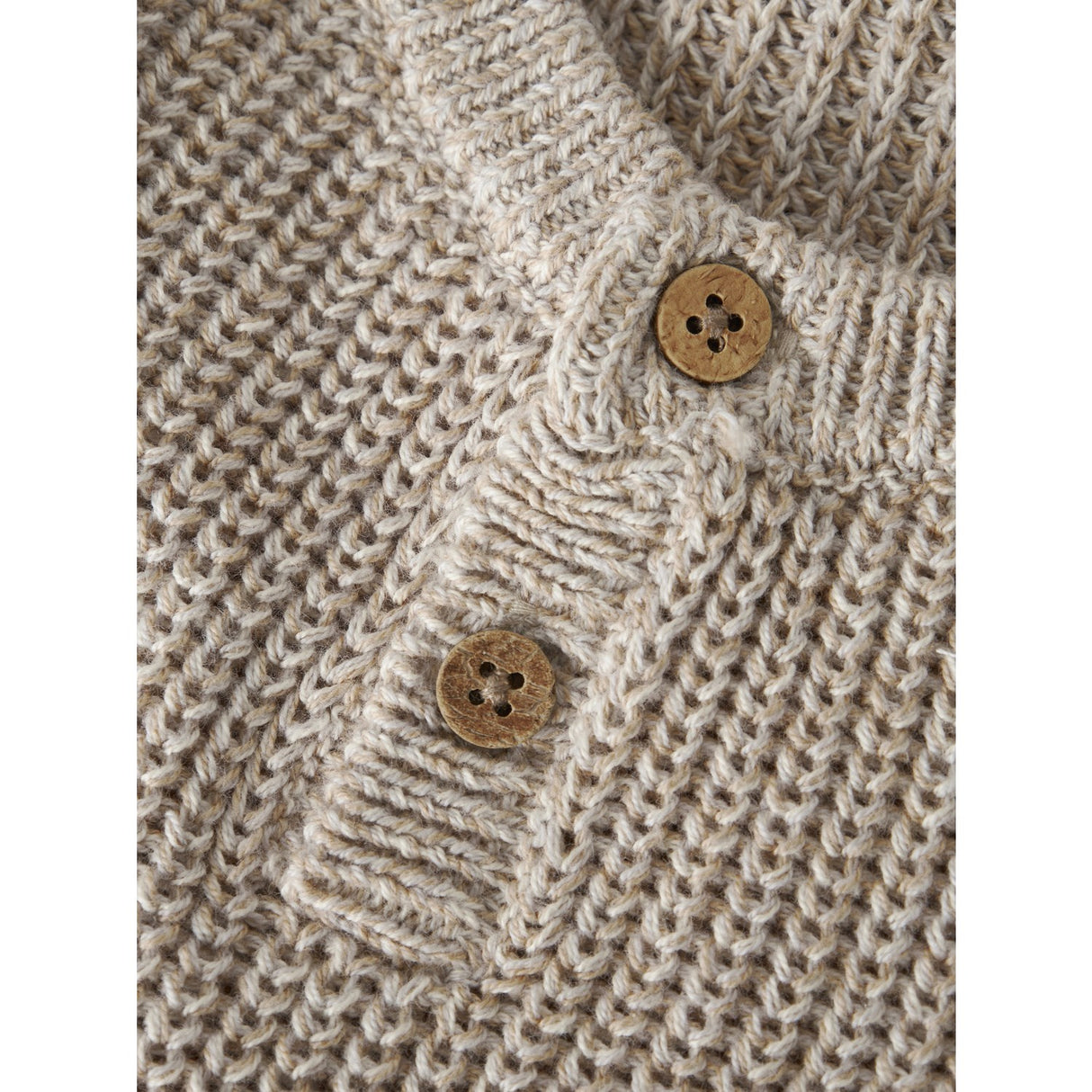 Lil'Atelier Oxford Tan Melange Nmmrokko Knit Vest Lil