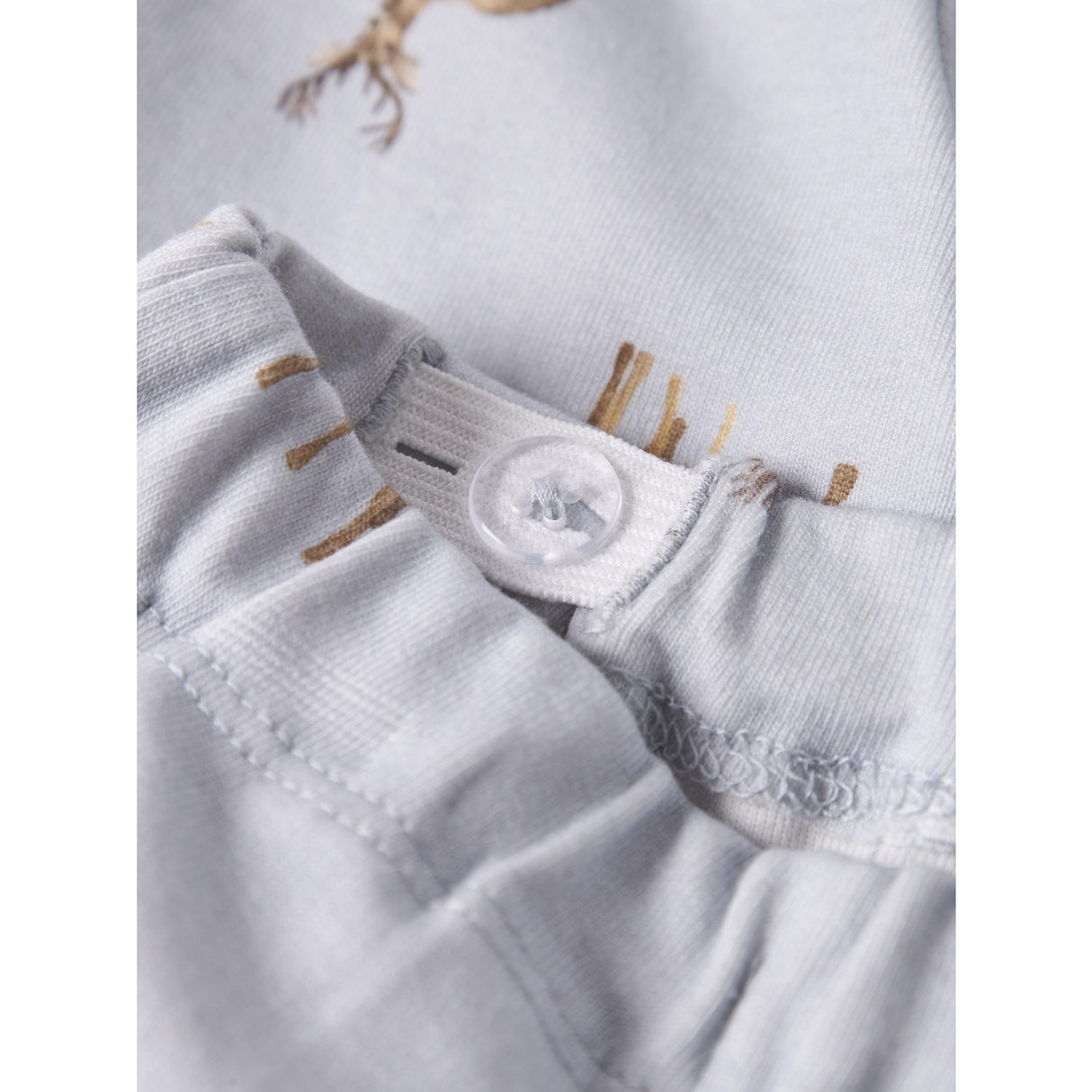 Lil'Atelier Gray Dawn Deer Nbmlayo Gel Loose Pants Lil