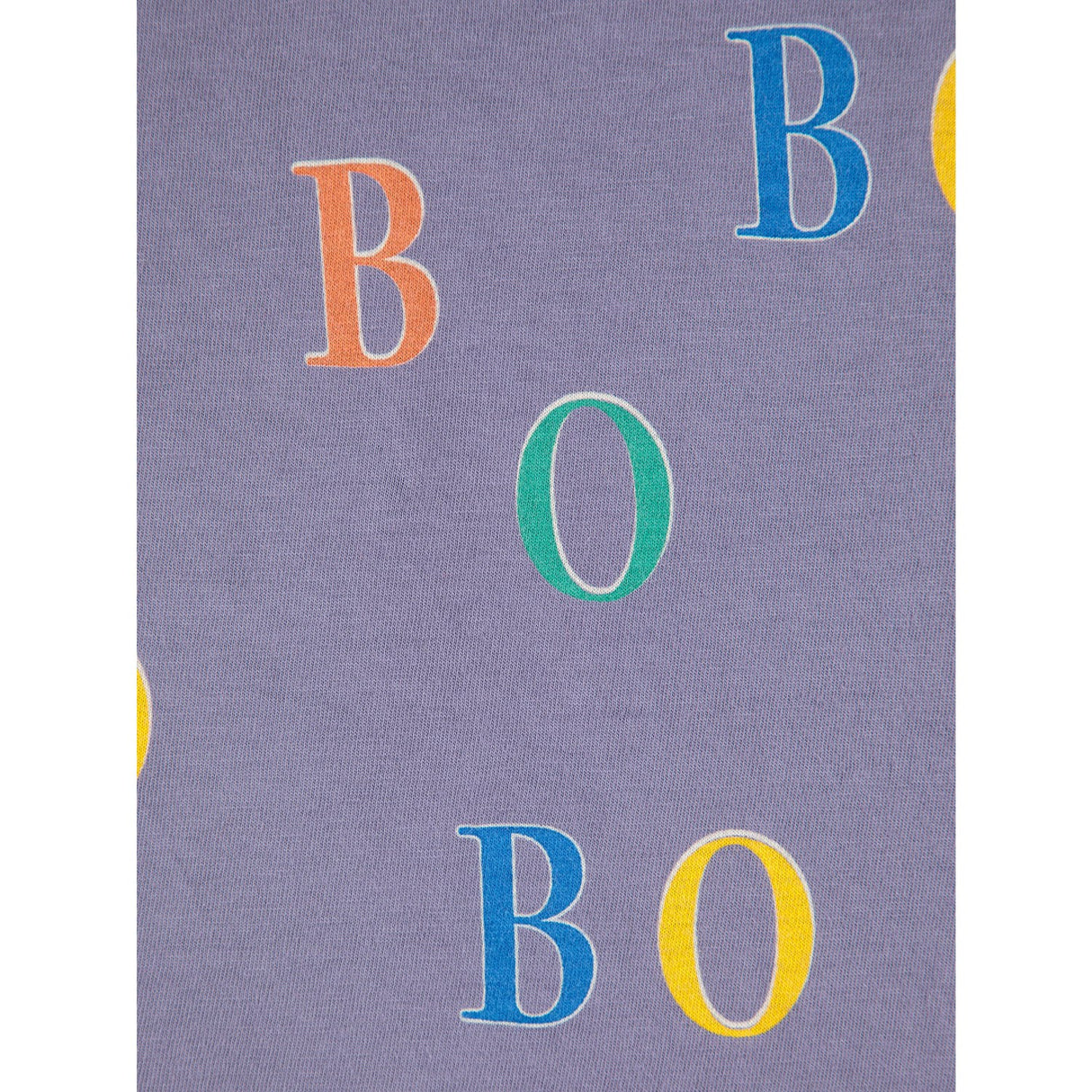 Bobo Choses Navy Blue Multicolor Bobo All Over Ranglan T-Shirt