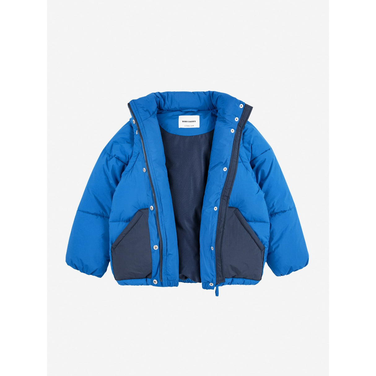 Bobo Choses Blue Tic Tac Toe Padded Anorak