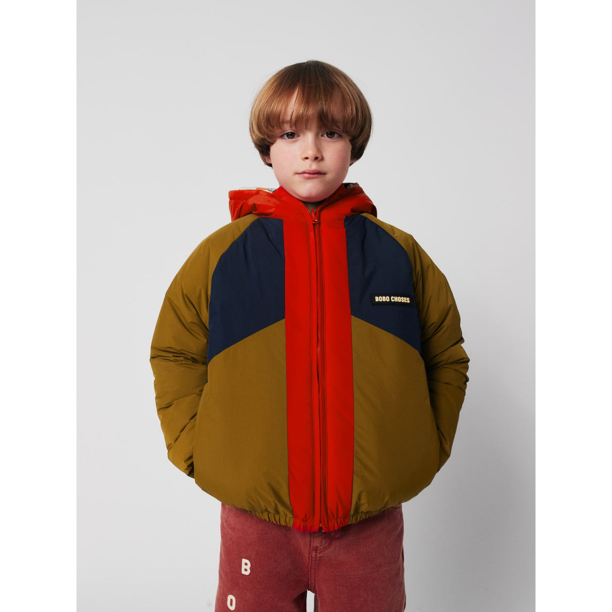 Bobo Choses Offwhite Doggy Mate All Over Reversible Anorak