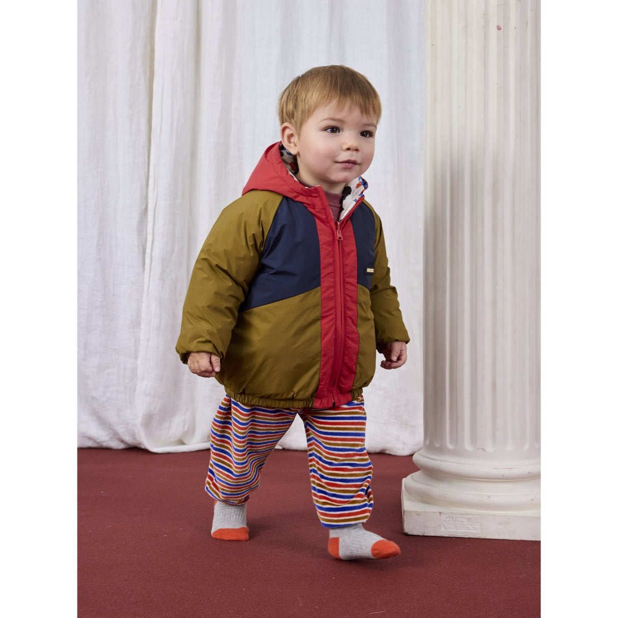 Bobo Choses Multicolor Doggy Mate All Over Reversible Jacket