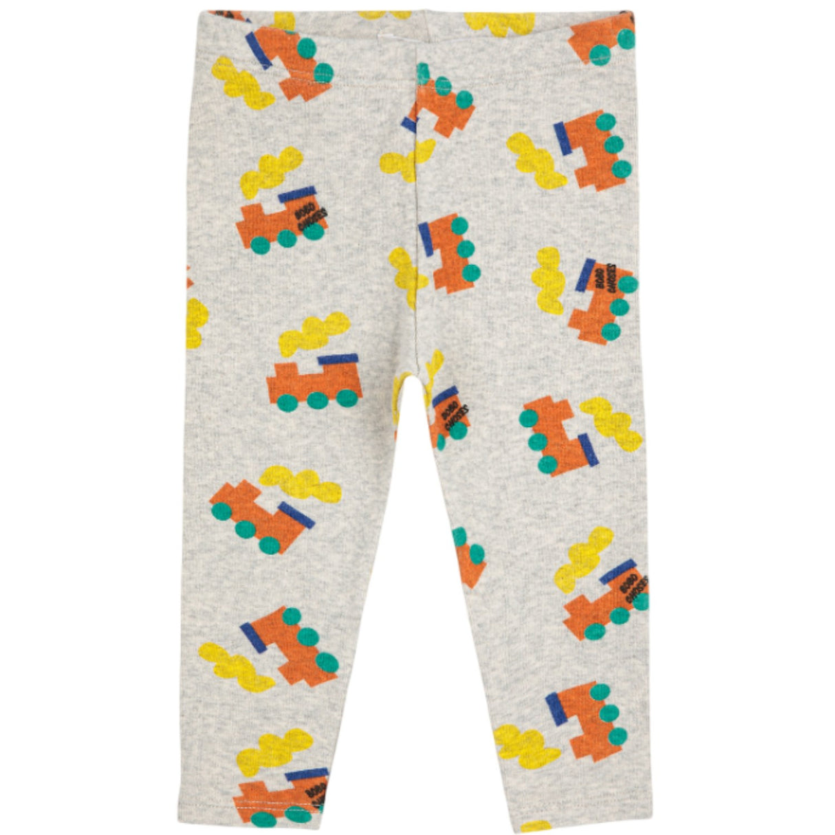 Bobo Choses Light Heather Grey Bobo Choo Choo All Over Leggings