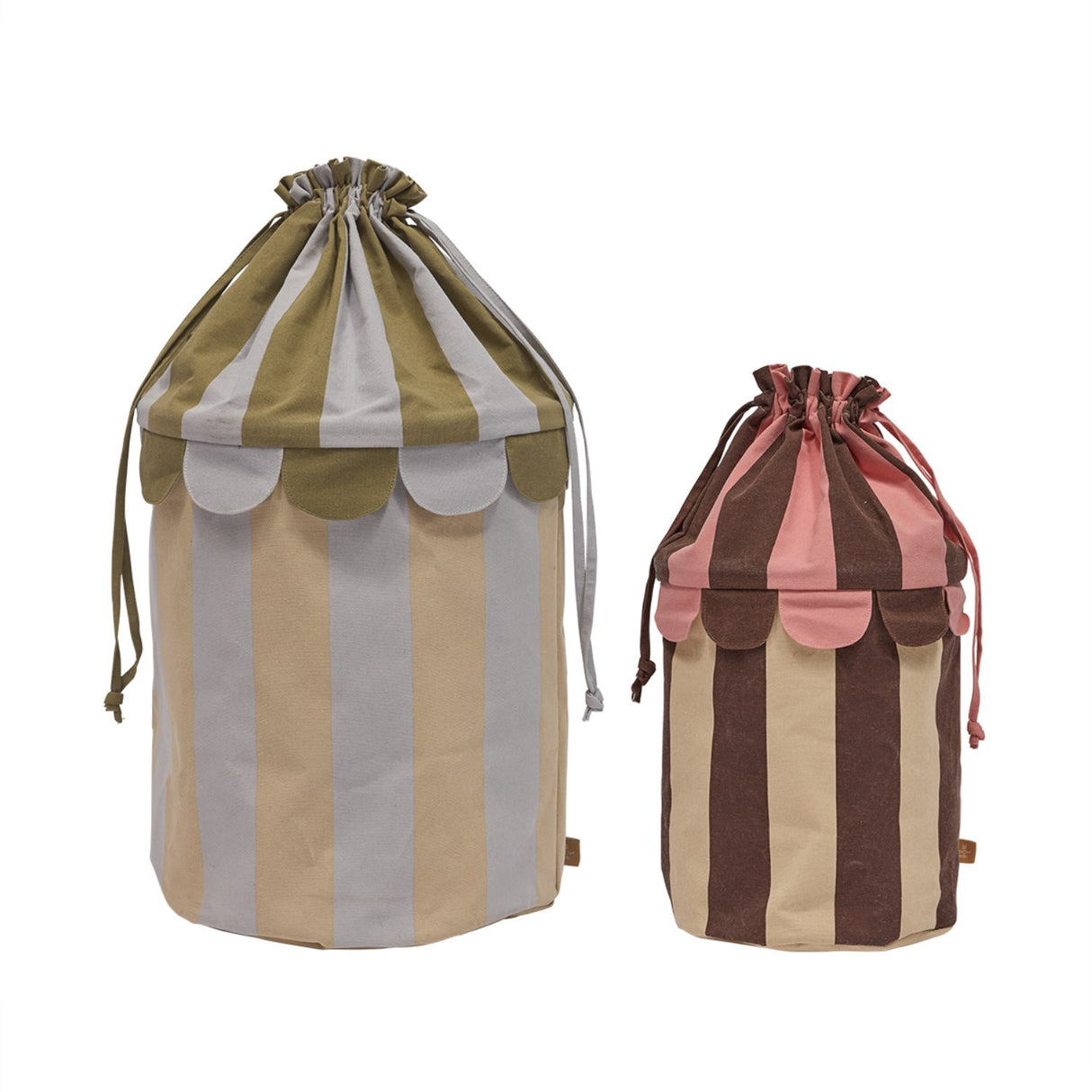 OYOY Rose/Purple Saga Basket Set Of 2