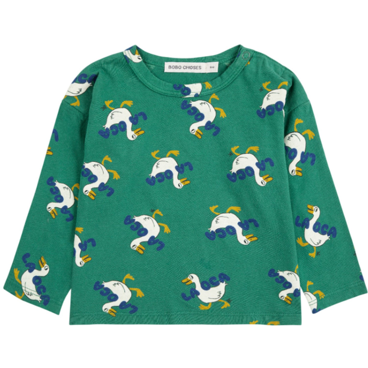Bobo Choses Green La Oca All Over T-Shirt