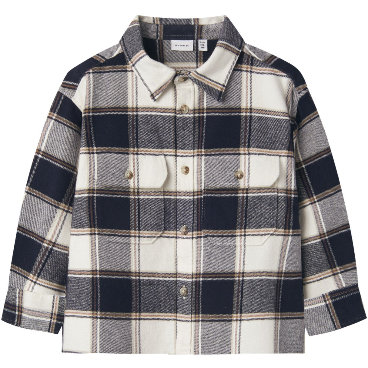 Name It Navy Blazer Nmmtamol Os Ls Shirt