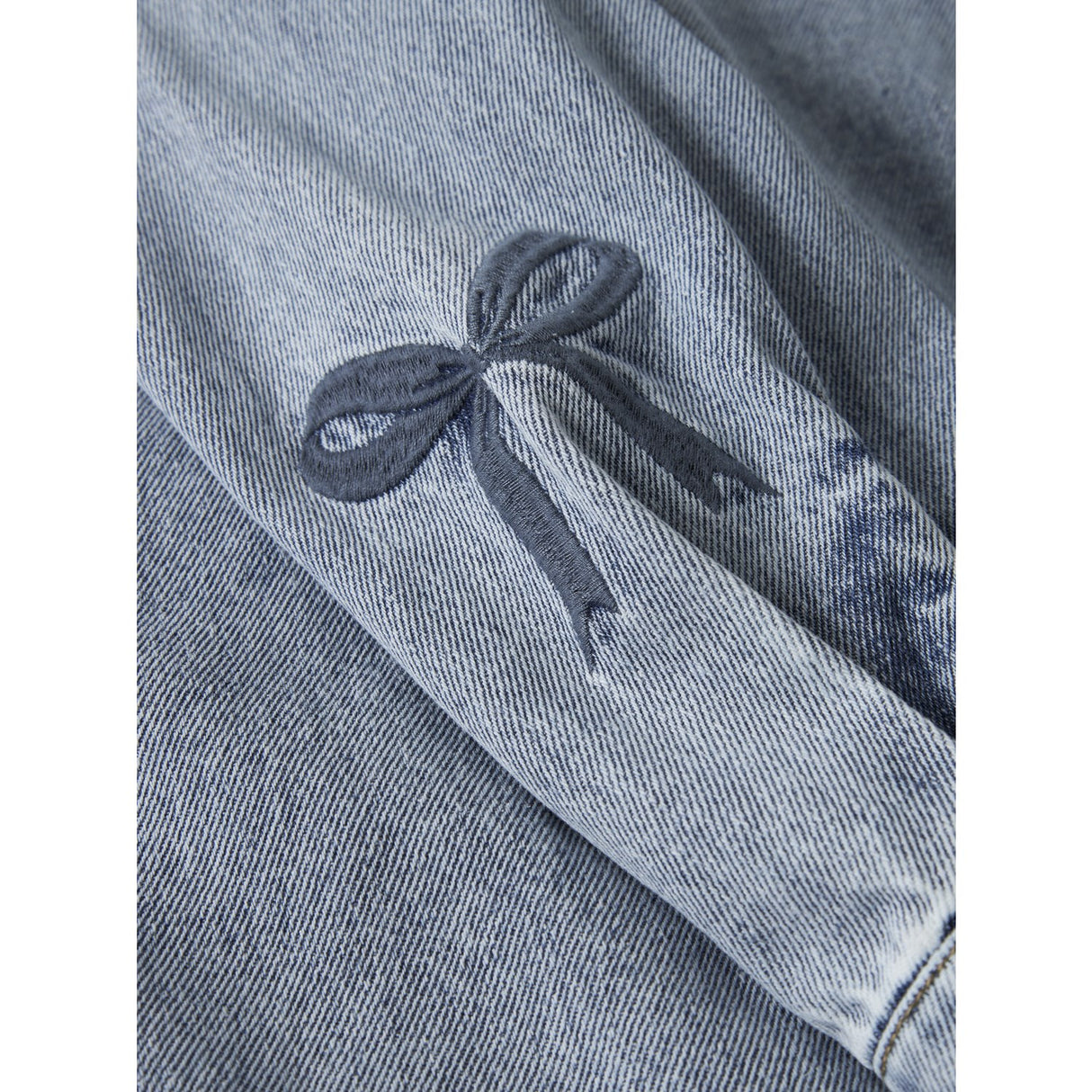 Name It Medium Blue Denim Nkfgloria Dnm Emb Jacket 7511-Za T