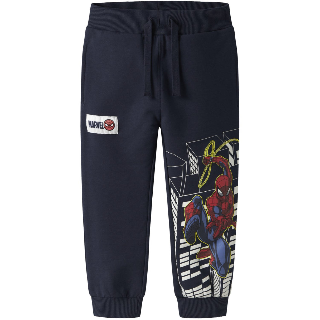 Name It Navy Blazer Nmmdion Spider Nreg Swe Pants Unb Mar