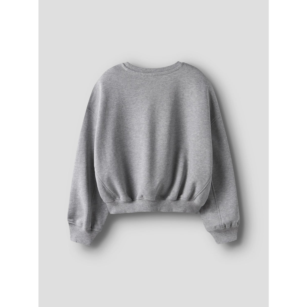 Name It Grey Melange Nkftaya Ls Rlx Short Sweat Bru Box