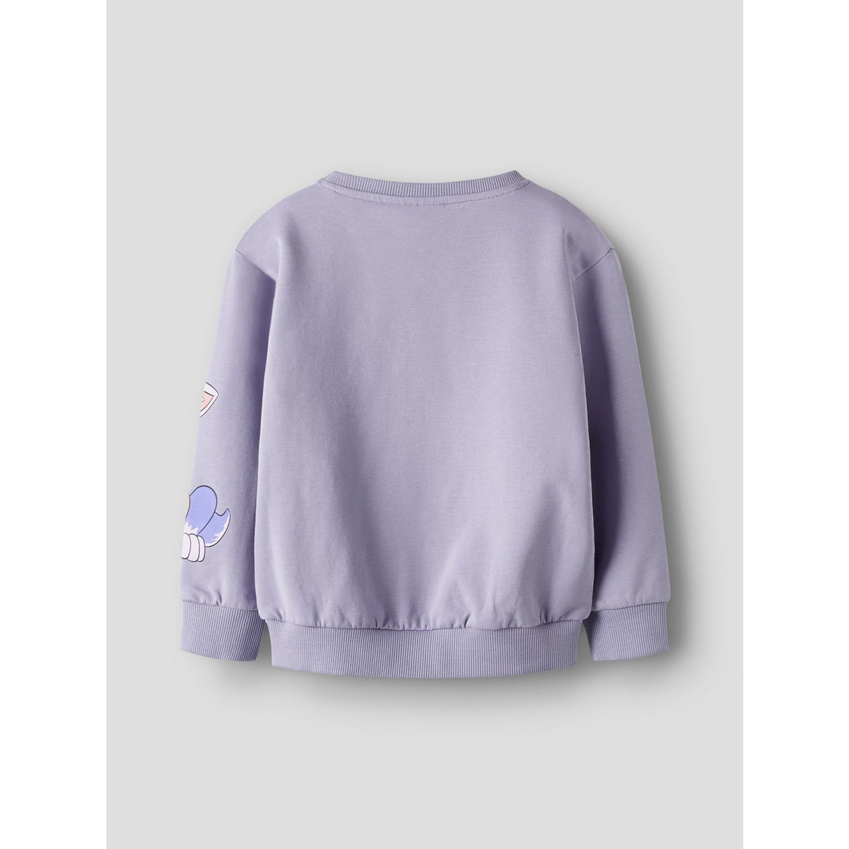 Name It Lavender Gray Nmfjara Paw Nreg Sweat Bru Noos Cplg