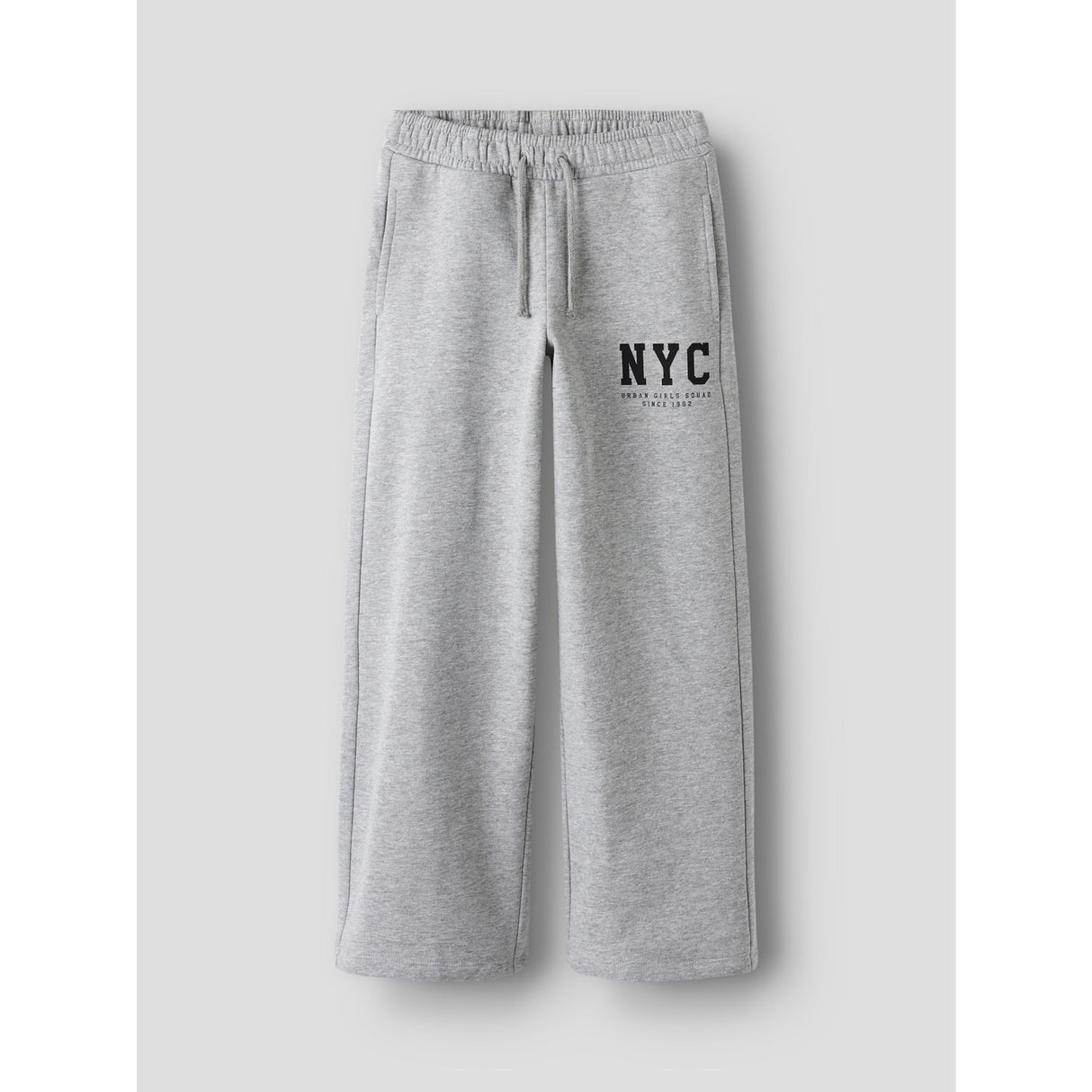 Name It Grey Melange Nkfbelisso Wide Sweat Pants Unb