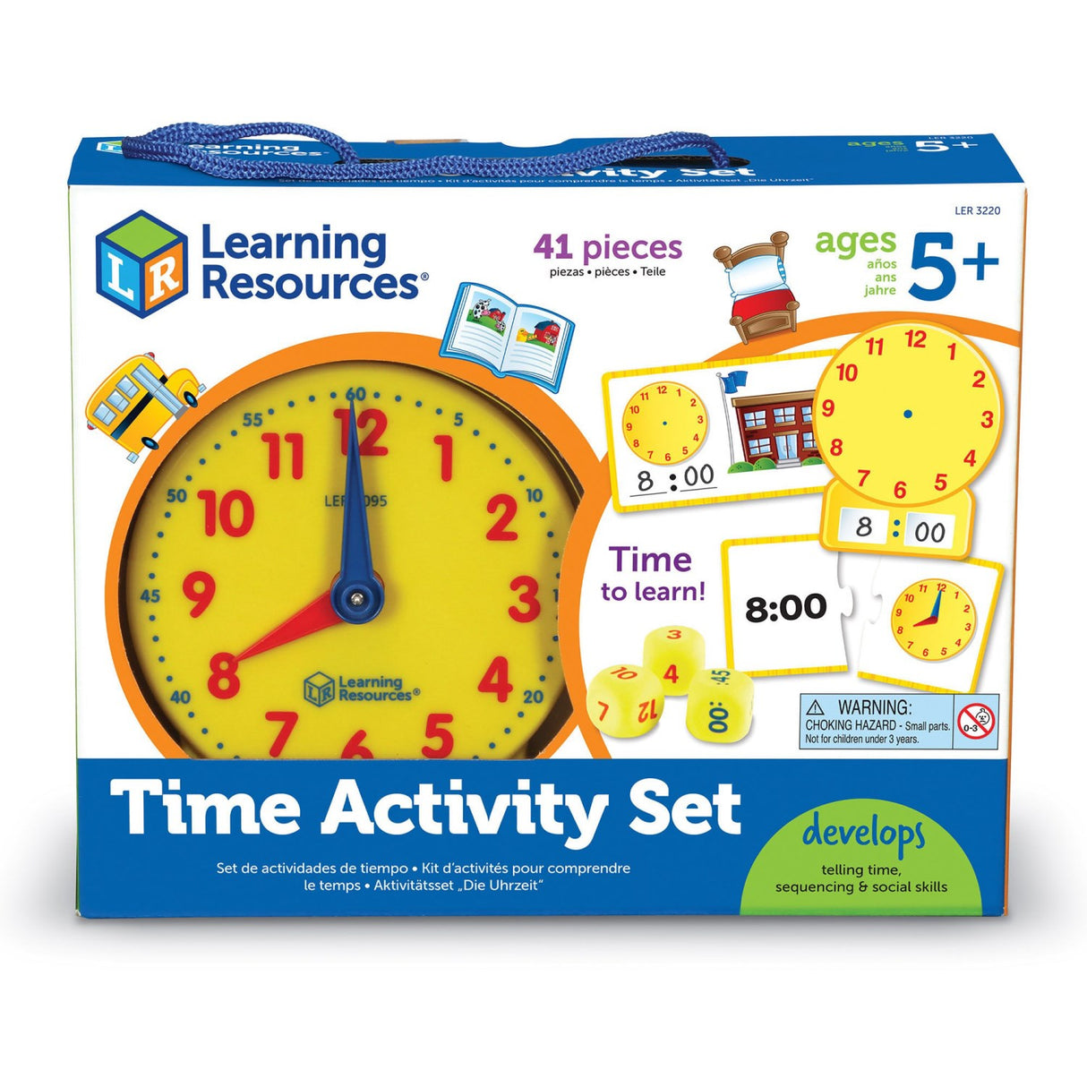 Learning Resources® Time Activity Set