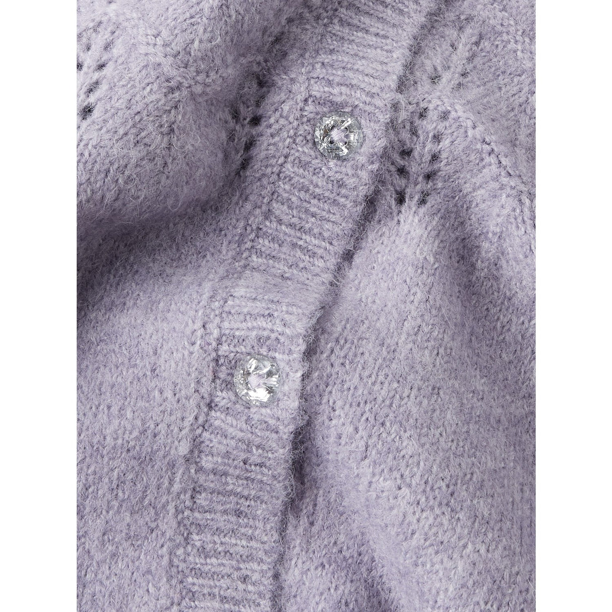Name It Lavender Gray Nmfbatrilla Ls Knit Card