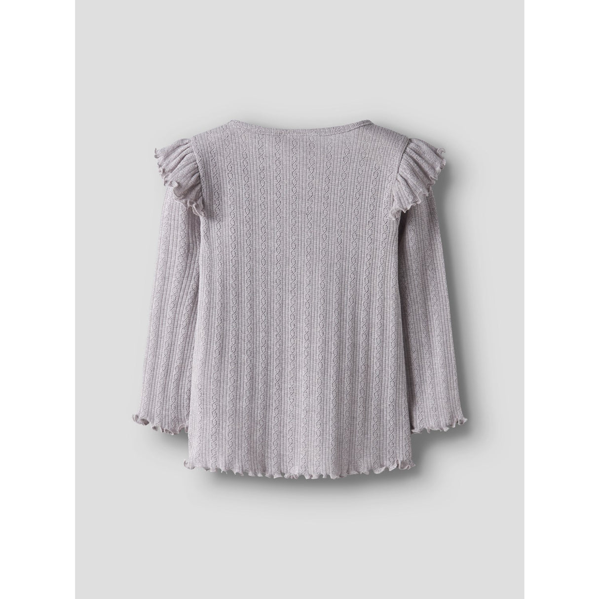 Name It Lilac Marble Melange Nmfblitta Ls Xsl Top