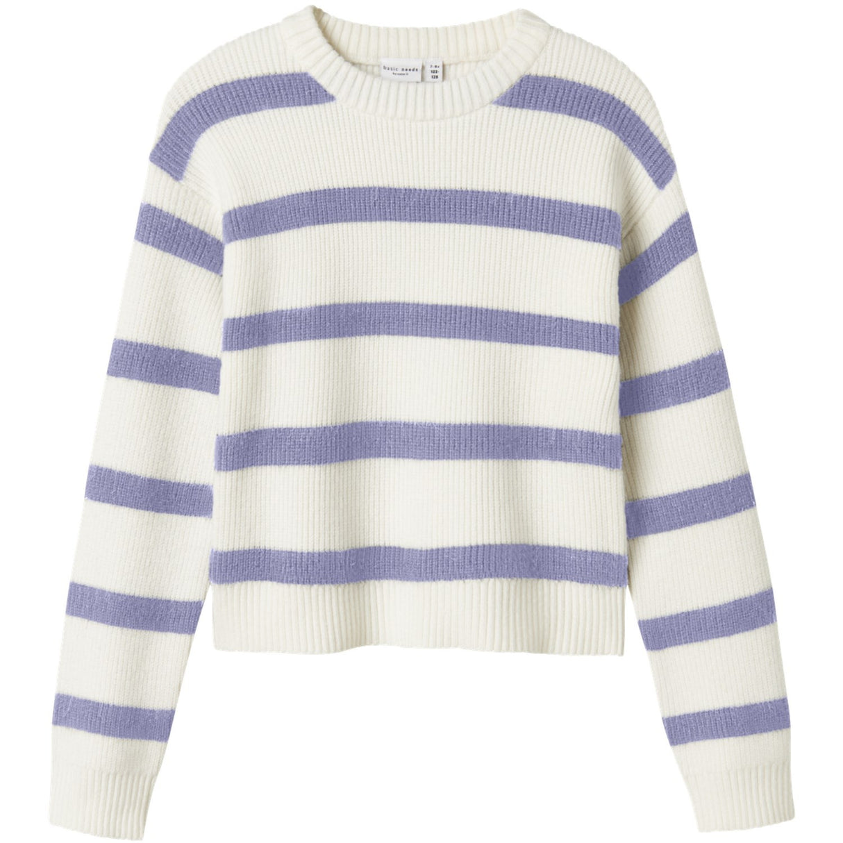 Name It Cloud Dancer Nkfvnilla Ls Sh Knit