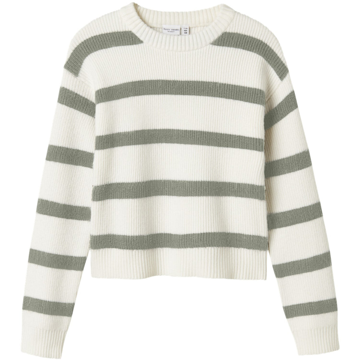 Name It Cloud Dancer Nkfvnilla Ls Sh Knit