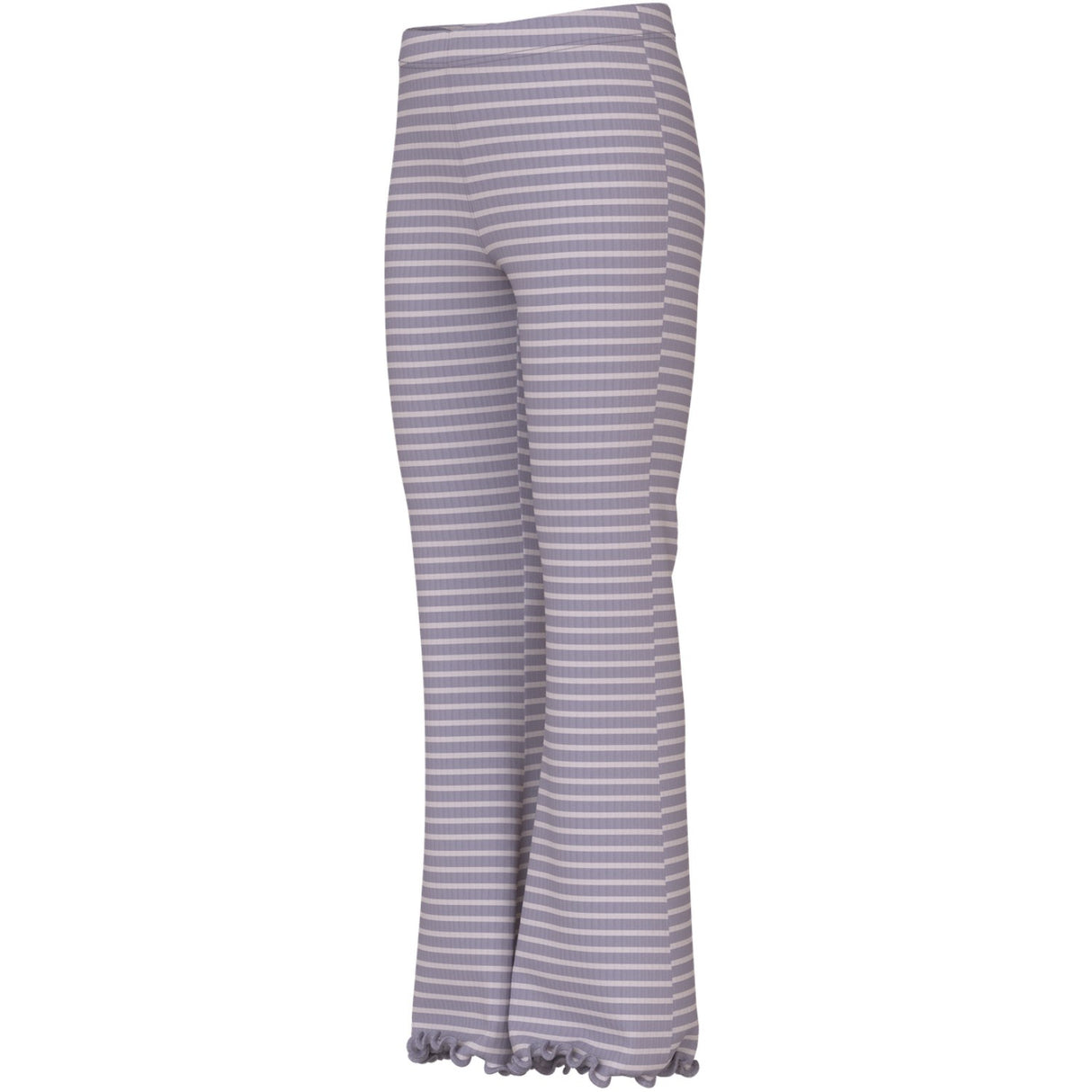 Name It Lavender Gray Lilac Marble Stripe Nkfvemma Flare Pants