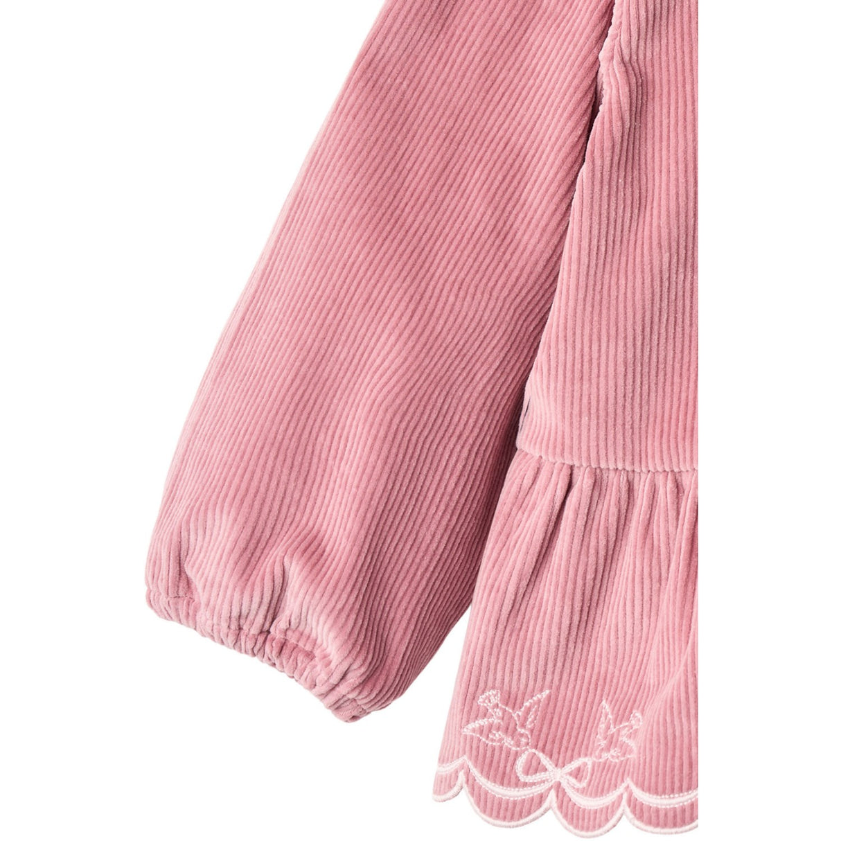 COPENHAGEN COLORS Rose Comb Corduroy Blouse W. Emb.