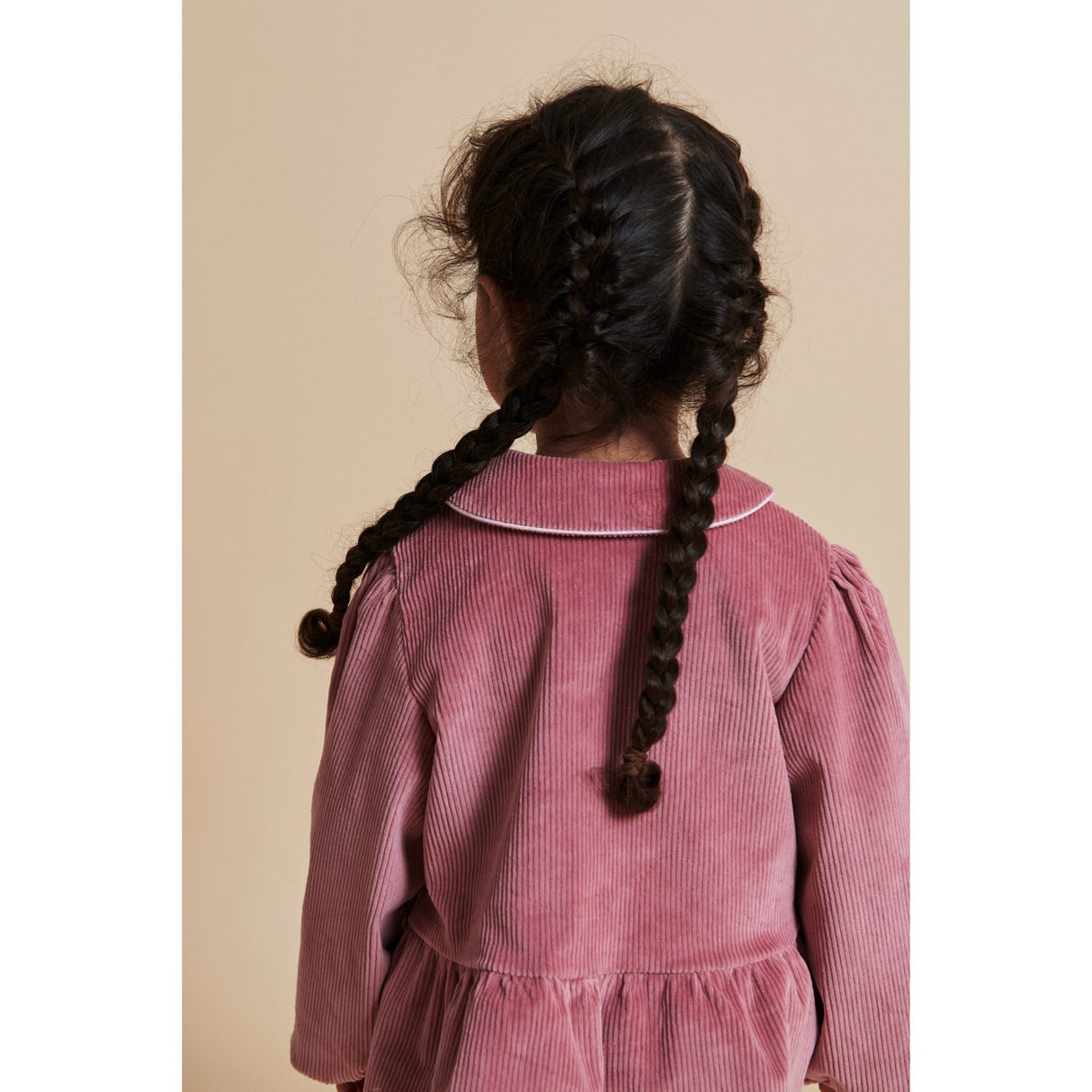 COPENHAGEN COLORS Rose Comb Corduroy Blouse W. Emb.