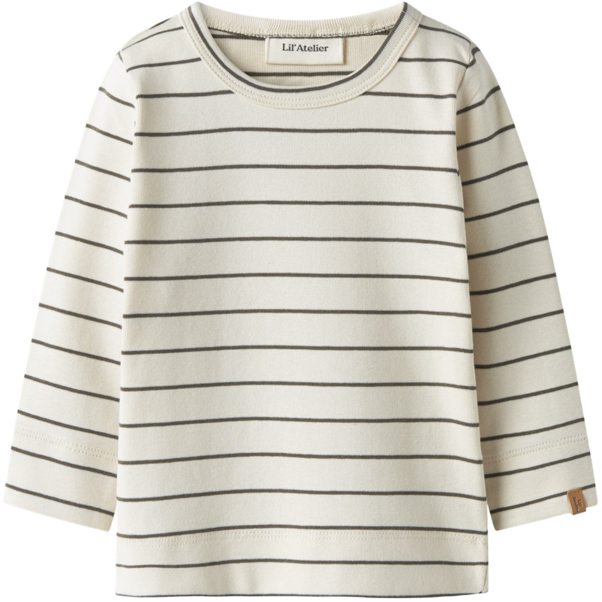 Lil'Atelier Turtledove Nbmgeo Lim Ls Slim Top Lil