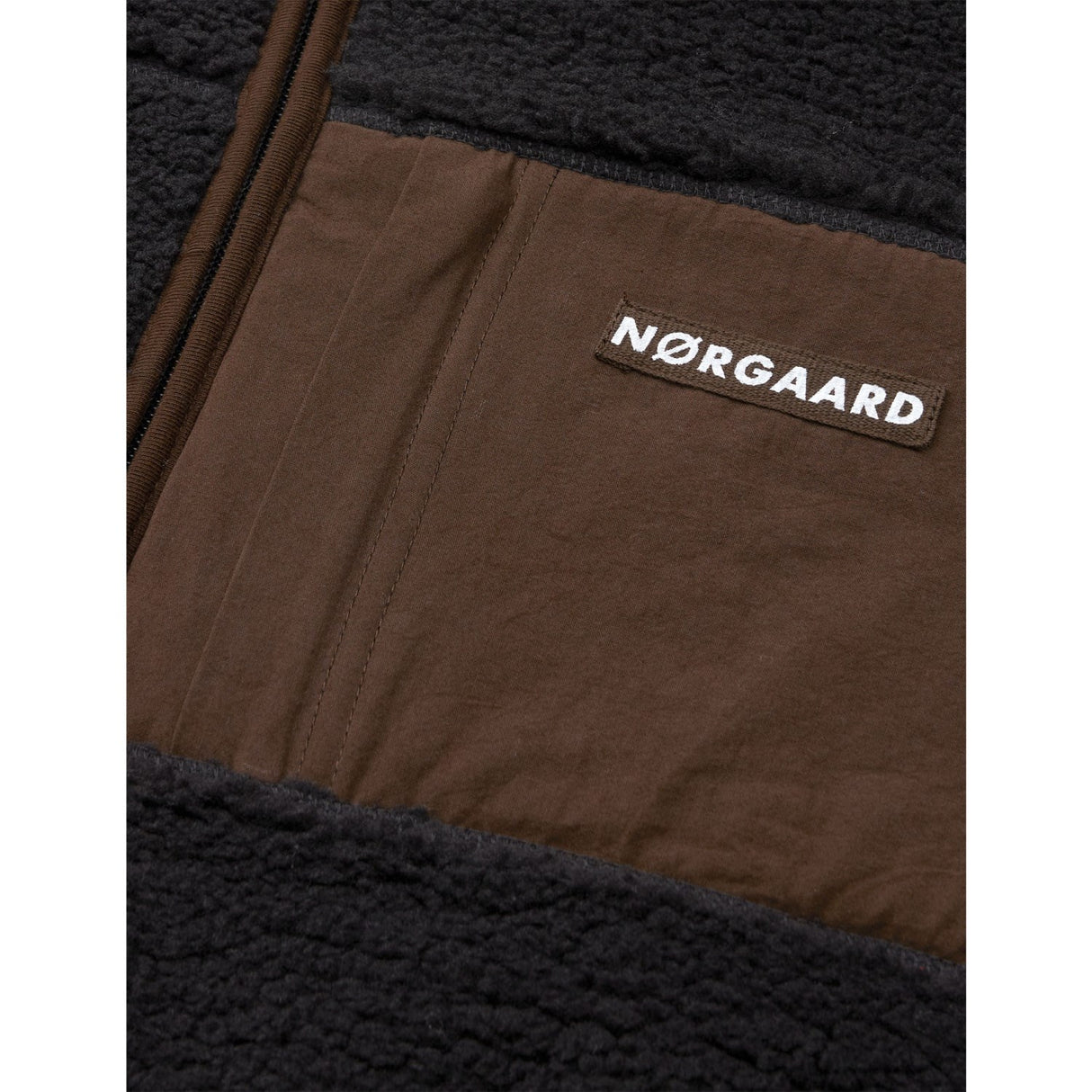 Mads Nørgaard Jet Black Teddy Fleece Jeffo Jacket