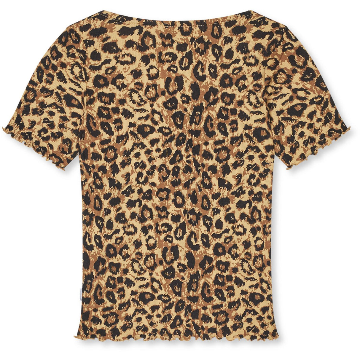 Mads Nørgaard Leopard Aop/Black 2X2 Cotton Aop Tiki Tee
