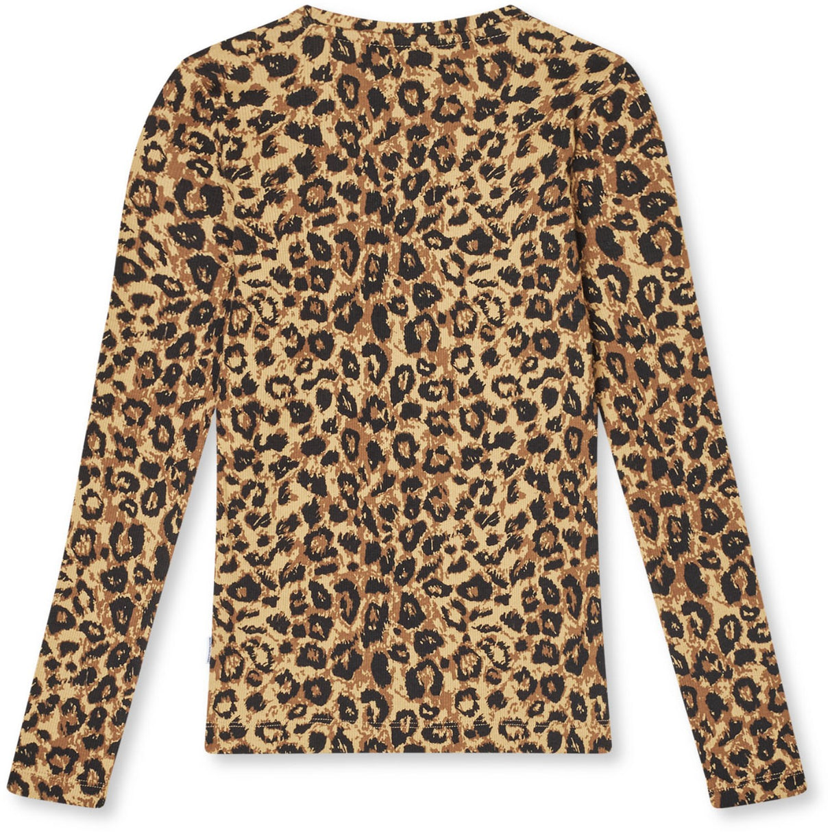 Mads Nørgaard Leopard Aop/Black 2X2 Cotton Aop Talino Tee L/S