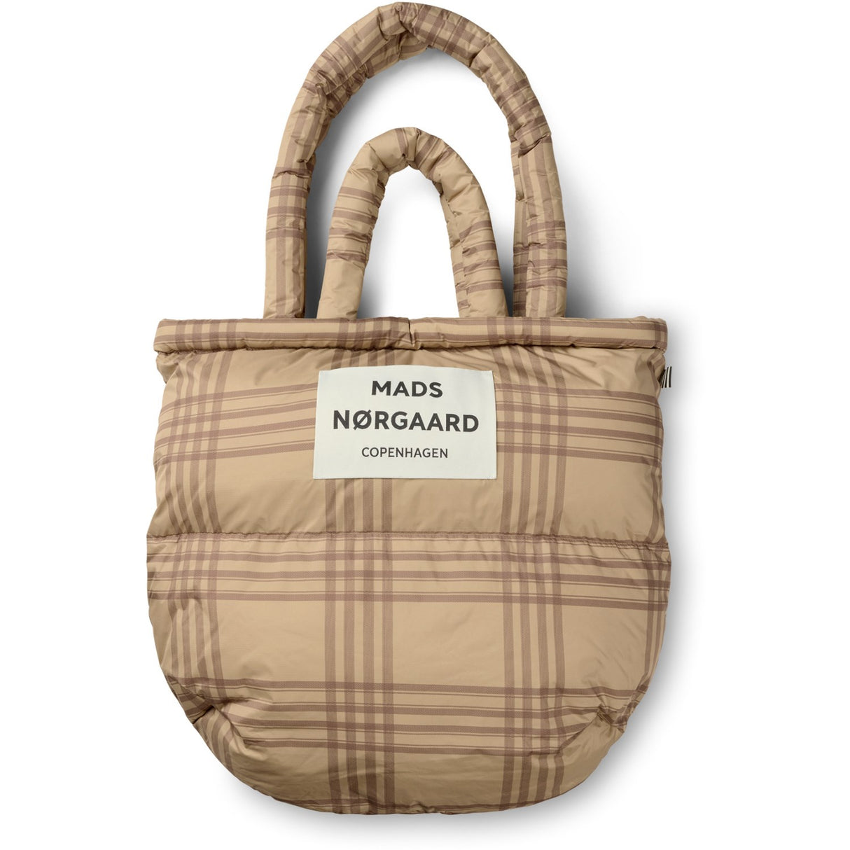 Mads Nørgaard Cornstalk/Cocoa Brown Light Ripstop Pillow Aop Bag