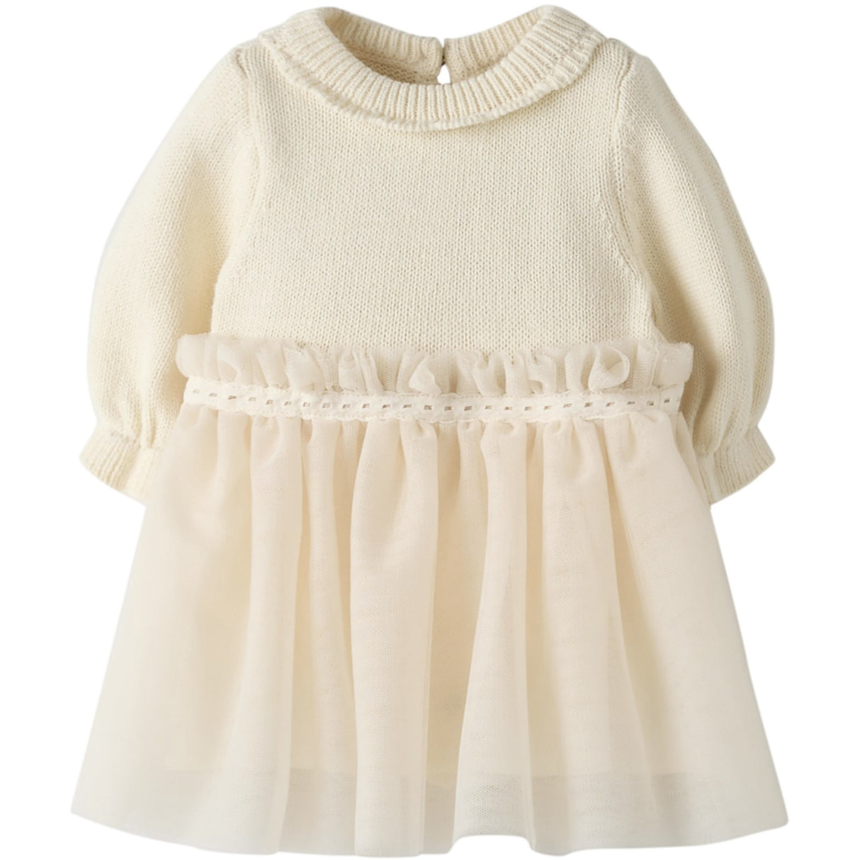 Lil'Atelier Pistachio Shell Nbfsarina Ls Knit Body Dress Lil