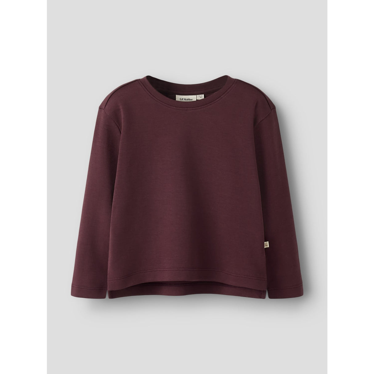 Lil'Atelier Catawba Grape Nmflimia Ls Loose Top Solid Lil