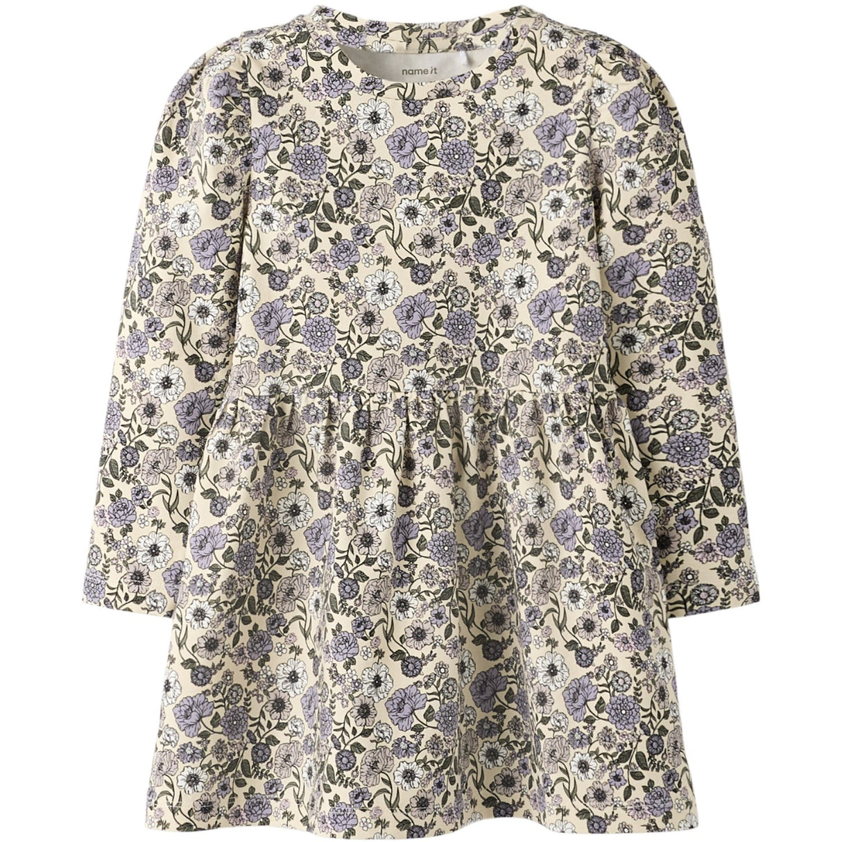 Name It Buttercream Big Flower Nmfnikala Ls Dress Box Lnoos