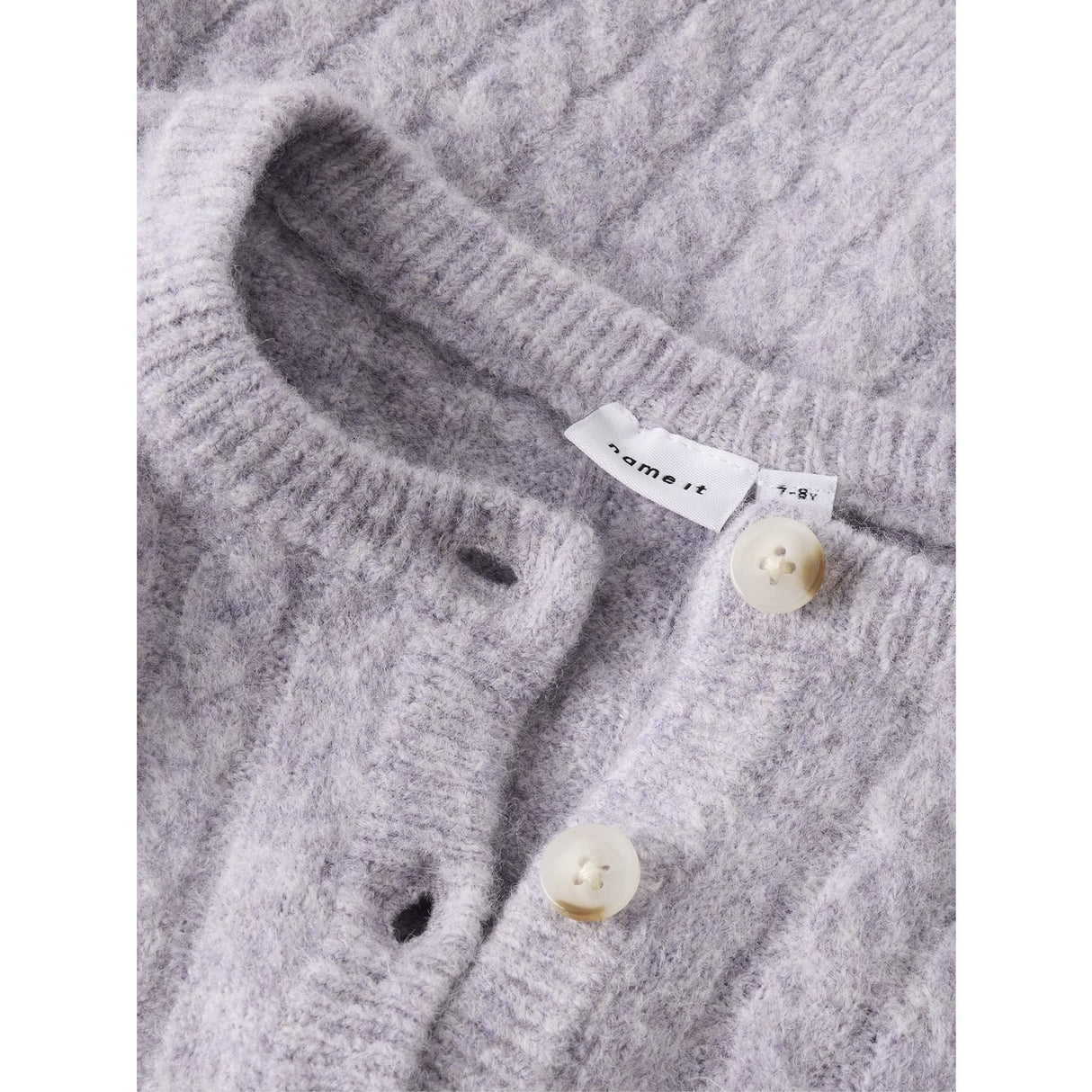 Name It Heirloom Lilac Nmfnalisa Ss Loose Knit Card Lnoos