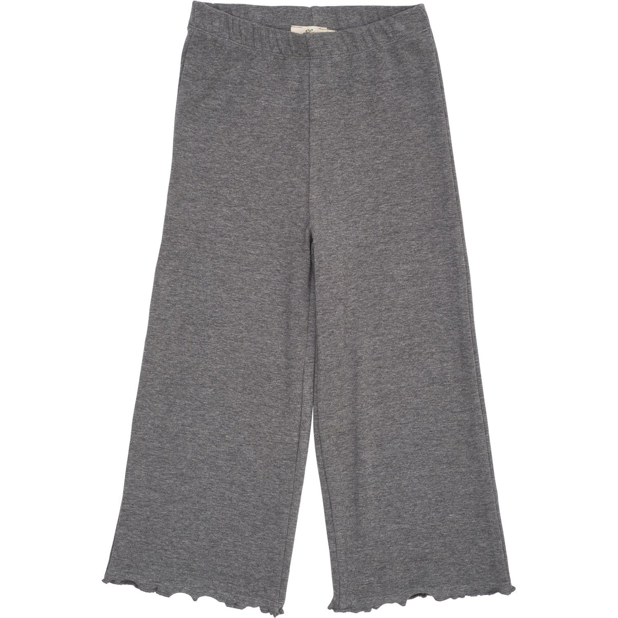 COPENHAGEN COLORS Grey Mel Modal Rib Wide Pants