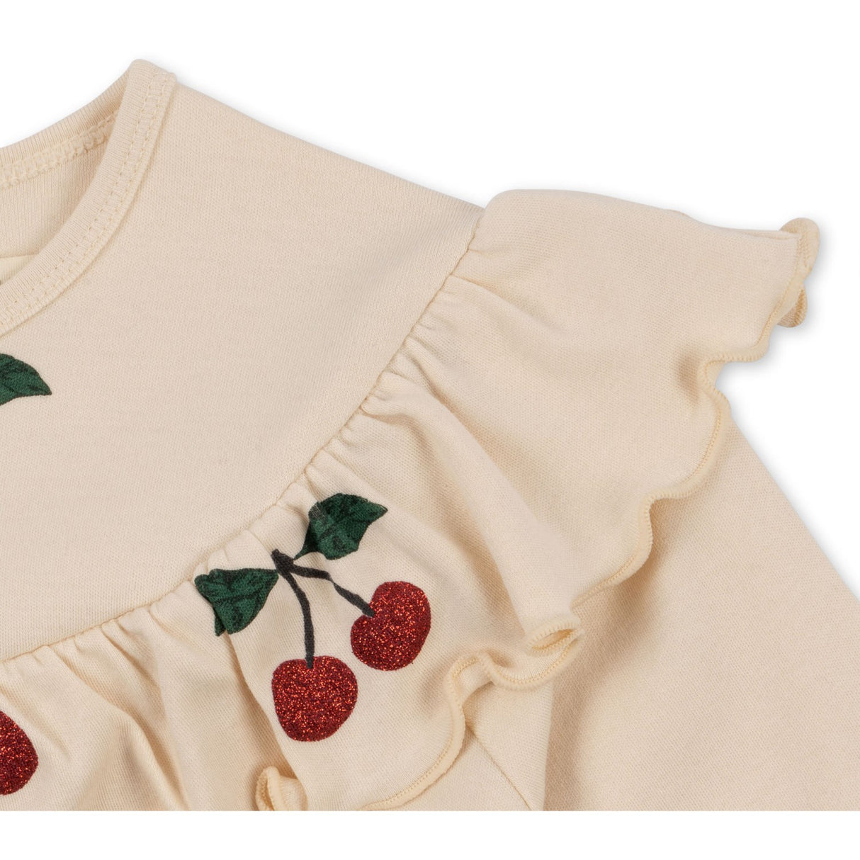 Konges Sløjd Ma Grande Cerise Glitter Malli Glitter Dress GOTS