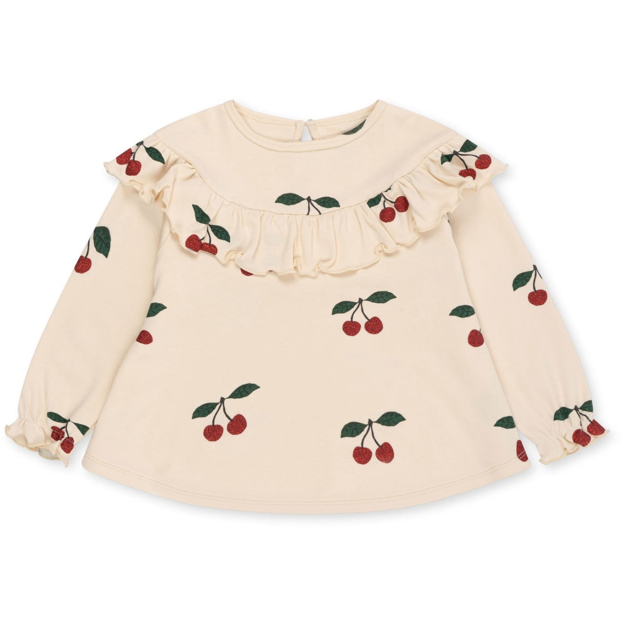 Konges Sløjd Ma Grande Cerise Glitter Malli Glitter Blouse GOTS