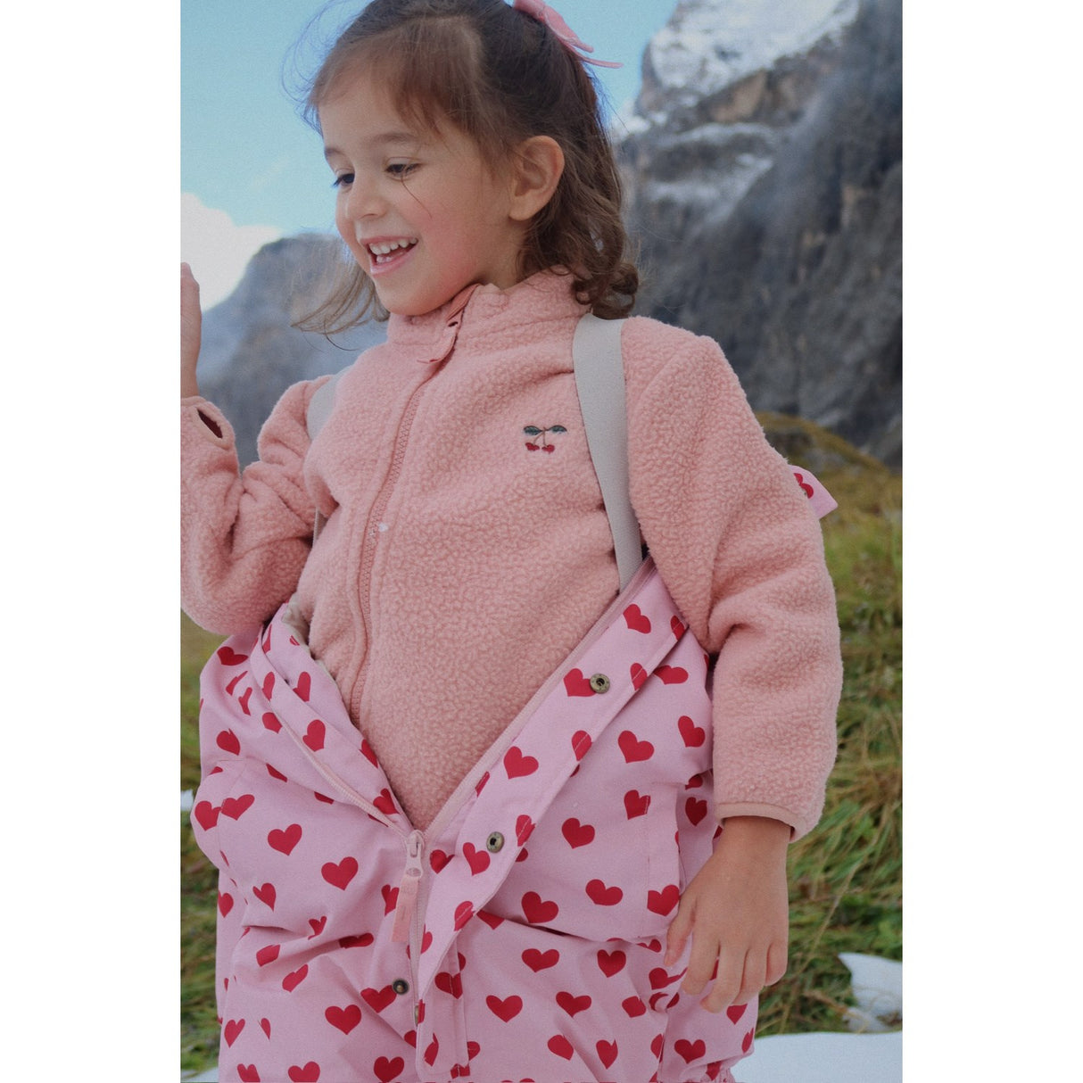 Konges Sløjd Amour Pink Nohr Snowsuit Print