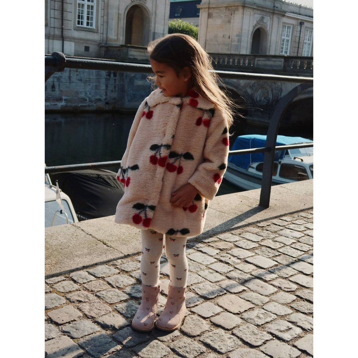 Konges Sløjd Ma Grande Cerise Fuzzie Coat Grs