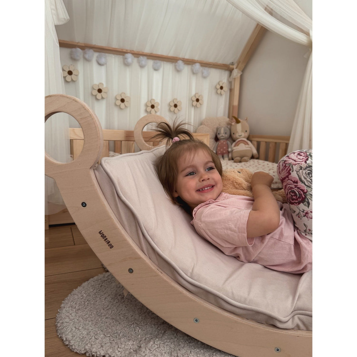 Woobiboo Beige Rocker Mattress L