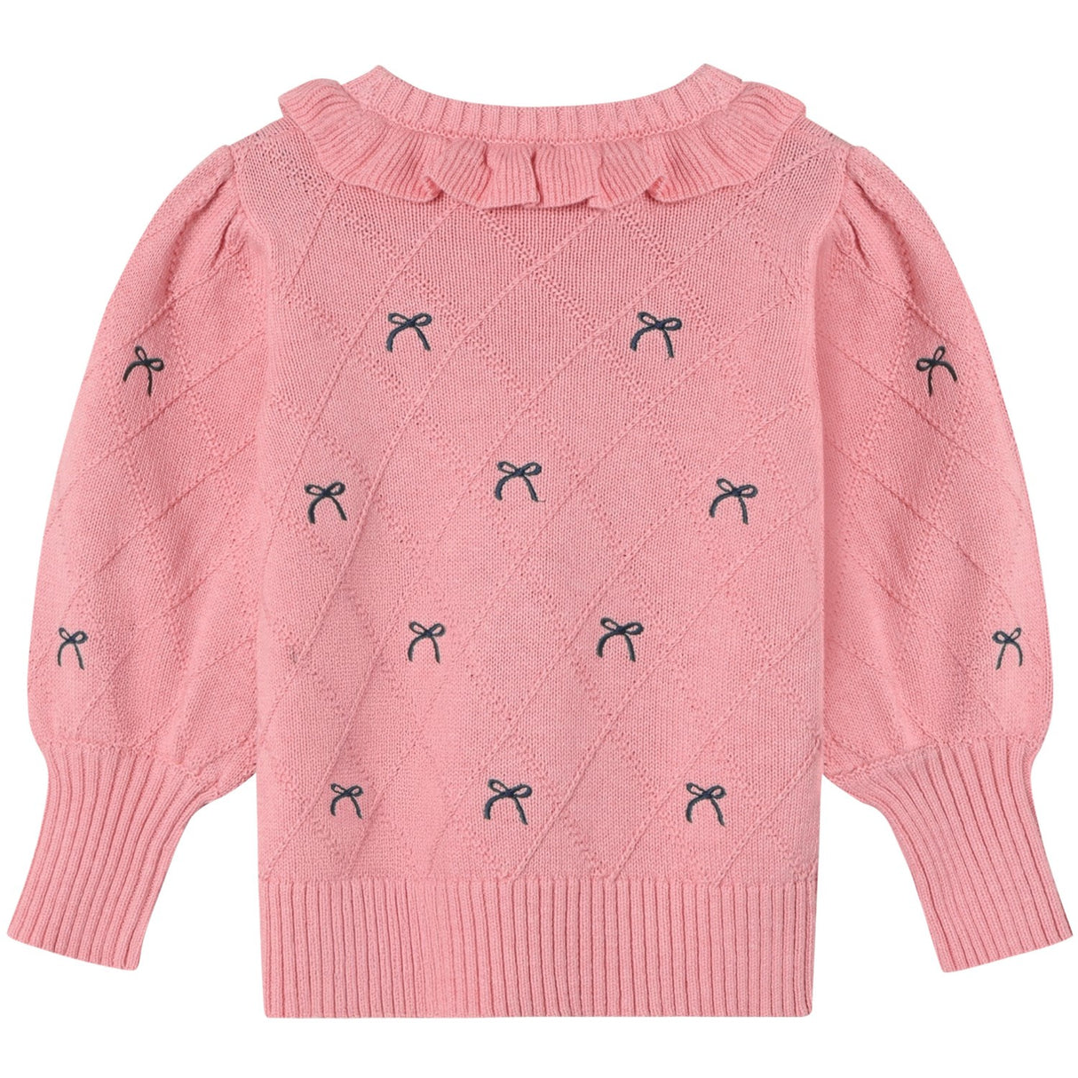 Fliink Candy Pink Lucie Bow Pullover